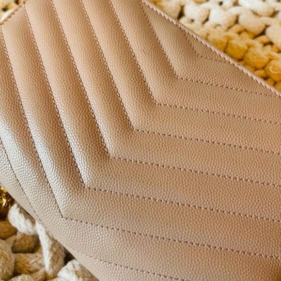 YSL leather mini crossbody -Monogramme PINK 🎀 - Picture 11 of 11